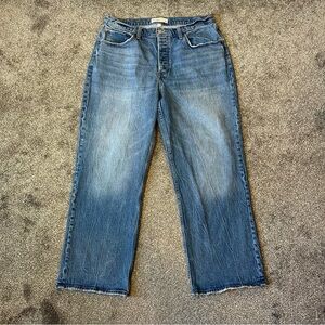 Abercrombie & Fitch Women’s Medium Blue Straight-Leg Jeans